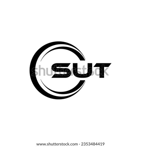 SUT Logo Design, Inspiration for a Unique Identity. Modern Elegance and Creative Design. Watermark Your Success with the Striking this Logo.