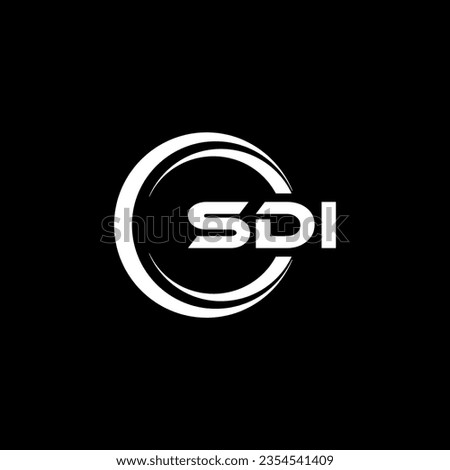 SDI Logo Design, Inspiration for a Unique Identity. Modern Elegance and Creative Design. Watermark Your Success with the Striking this Logo.