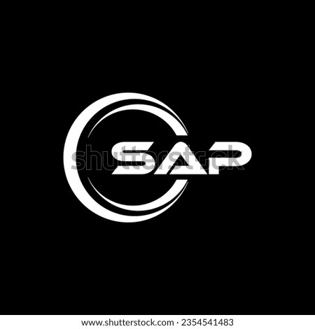 SAP Logo Design, Inspiration for a Unique Identity. Modern Elegance and Creative Design. Watermark Your Success with the Striking this Logo.