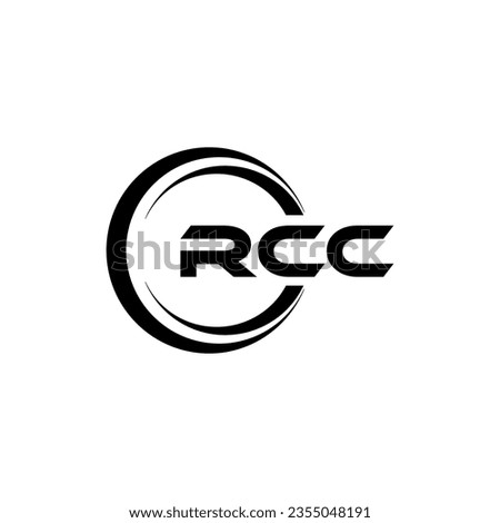 RCC Logo Design, Inspiration for a Unique Identity. Modern Elegance and Creative Design. Watermark Your Success with the Striking this Logo.