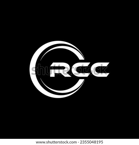 RCC Logo Design, Inspiration for a Unique Identity. Modern Elegance and Creative Design. Watermark Your Success with the Striking this Logo.