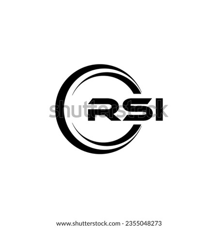 RSI Logo Design, Inspiration for a Unique Identity. Modern Elegance and Creative Design. Watermark Your Success with the Striking this Logo.