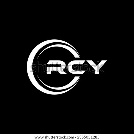 RCY Logo Design, Inspiration for a Unique Identity. Modern Elegance and Creative Design. Watermark Your Success with the Striking this Logo.