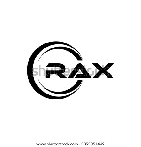RAX Logo Design, Inspiration for a Unique Identity. Modern Elegance and Creative Design. Watermark Your Success with the Striking this Logo.