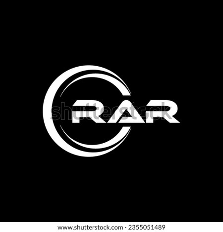 RAR Logo Design, Inspiration for a Unique Identity. Modern Elegance and Creative Design. Watermark Your Success with the Striking this Logo.