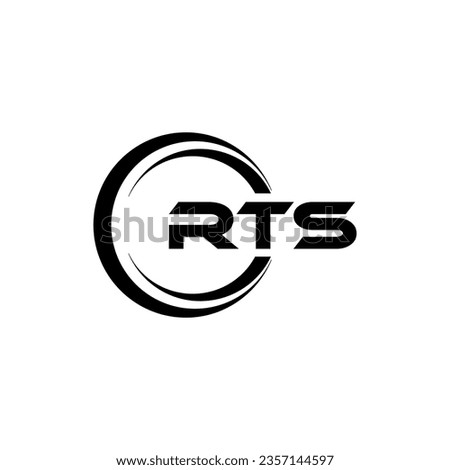 RTS Logo Design, Inspiration for a Unique Identity. Modern Elegance and Creative Design. Watermark Your Success with the Striking this Logo.