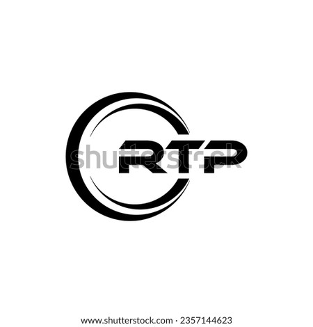 RTP Logo Design, Inspiration for a Unique Identity. Modern Elegance and Creative Design. Watermark Your Success with the Striking this Logo.