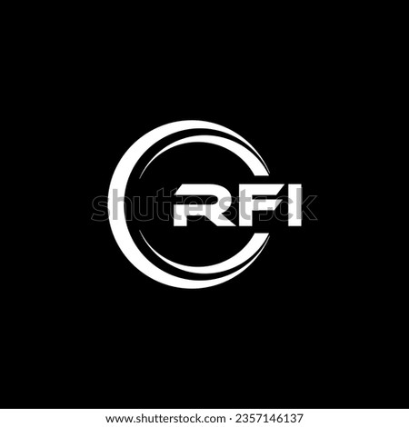 RFI Logo Design, Inspiration for a Unique Identity. Modern Elegance and Creative Design. Watermark Your Success with the Striking this Logo.