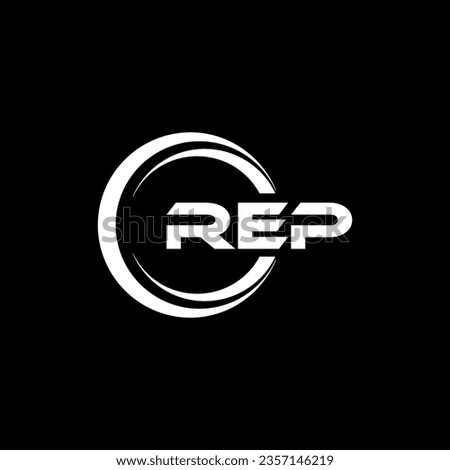 REP Logo Design, Inspiration for a Unique Identity. Modern Elegance and Creative Design. Watermark Your Success with the Striking this Logo.