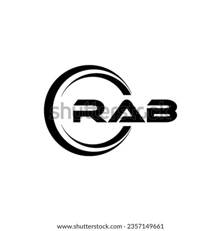 RAB Logo Design, Inspiration for a Unique Identity. Modern Elegance and Creative Design. Watermark Your Success with the Striking this Logo.