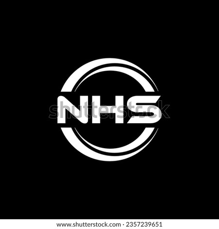 NHS Logo Design, Inspiration for a Unique Identity. Modern Elegance and Creative Design. Watermark Your Success with the Striking this Logo.