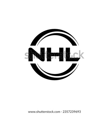 NHL Logo Design, Inspiration for a Unique Identity. Modern Elegance and Creative Design. Watermark Your Success with the Striking this Logo.