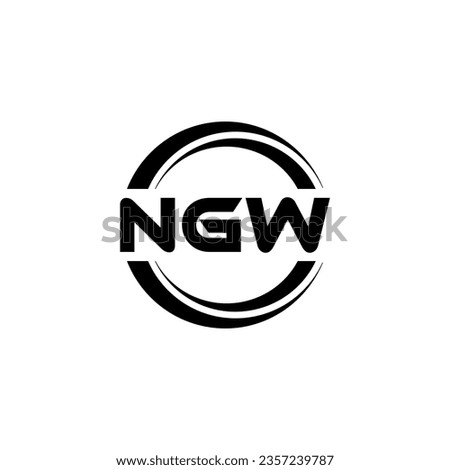 NGW Logo Design, Inspiration for a Unique Identity. Modern Elegance and Creative Design. Watermark Your Success with the Striking this Logo.