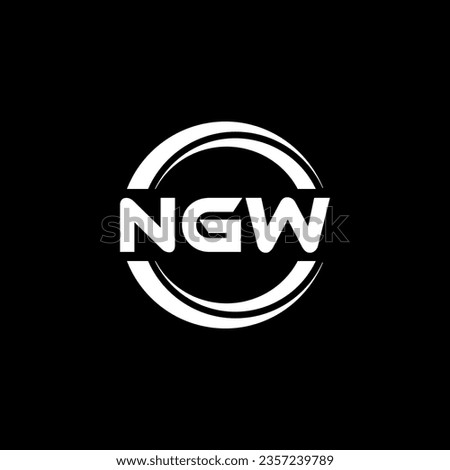 NGW Logo Design, Inspiration for a Unique Identity. Modern Elegance and Creative Design. Watermark Your Success with the Striking this Logo.