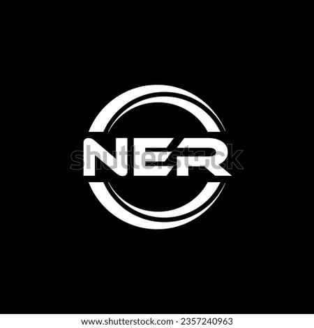 NER Logo Design, Inspiration for a Unique Identity. Modern Elegance and Creative Design. Watermark Your Success with the Striking this Logo.