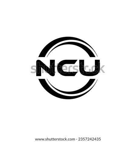NCU Logo Design, Inspiration for a Unique Identity. Modern Elegance and Creative Design. Watermark Your Success with the Striking this Logo.