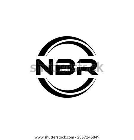 NBR Logo Design, Inspiration for a Unique Identity. Modern Elegance and Creative Design. Watermark Your Success with the Striking this Logo.