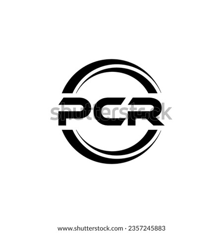 PCR Logo Design, Inspiration for a Unique Identity. Modern Elegance and Creative Design. Watermark Your Success with the Striking this Logo.