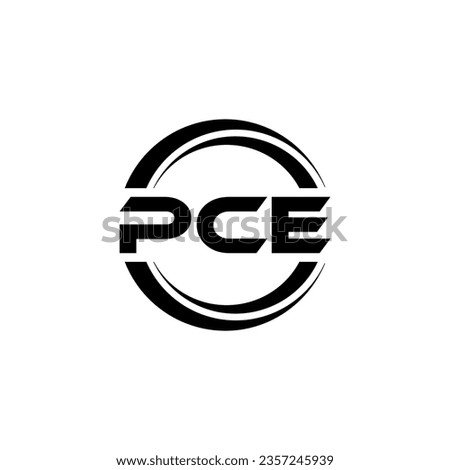 PCE Logo Design, Inspiration for a Unique Identity. Modern Elegance and Creative Design. Watermark Your Success with the Striking this Logo.