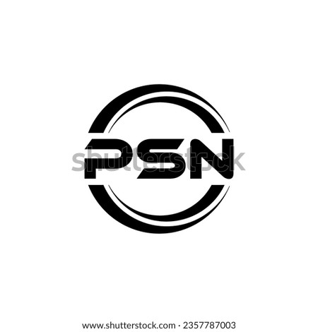 PSN Logo Design, Inspiration for a Unique Identity. Modern Elegance and Creative Design. Watermark Your Success with the Striking this Logo.