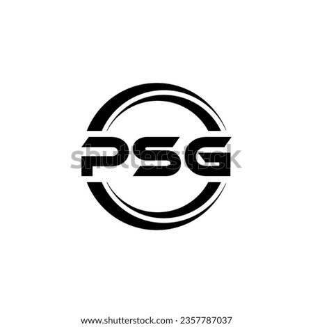 PSG Logo Design, Inspiration for a Unique Identity. Modern Elegance and Creative Design. Watermark Your Success with the Striking this Logo.