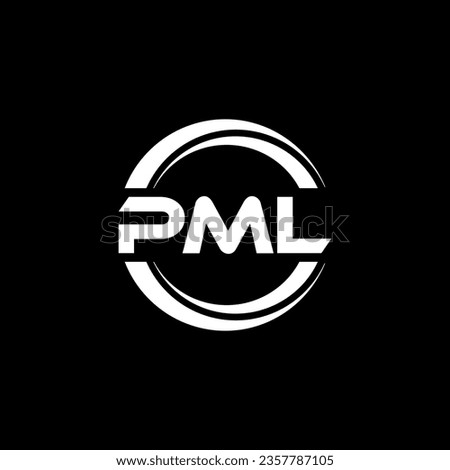 PML Logo Design, Inspiration for a Unique Identity. Modern Elegance and Creative Design. Watermark Your Success with the Striking this Logo.