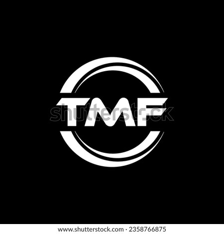 TMF Logo Design, Inspiration for a Unique Identity. Modern Elegance and Creative Design. Watermark Your Success with the Striking this Logo.