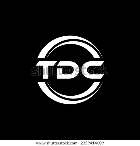 TDC Logo Design, Inspiration for a Unique Identity. Modern Elegance and Creative Design. Watermark Your Success with the Striking this Logo.