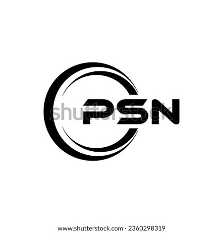 PSN Letter Logo Design, Inspiration for a Unique Identity. Modern Elegance and Creative Design. Watermark Your Success with the Striking this Logo.