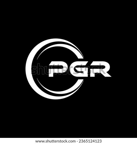 PGR Letter Logo Design, Inspiration for a Unique Identity. Modern Elegance and Creative Design. Watermark Your Success with the Striking this Logo.