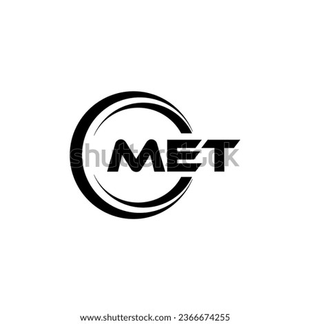 MET Logo Design, Inspiration for a Unique Identity. Modern Elegance and Creative Design. Watermark Your Success with the Striking this Logo.