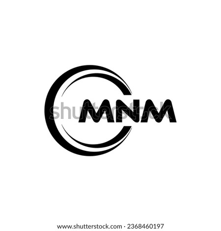 MNM Logo Design, Inspiration for a Unique Identity. Modern Elegance and Creative Design. Watermark Your Success with the Striking this Logo.