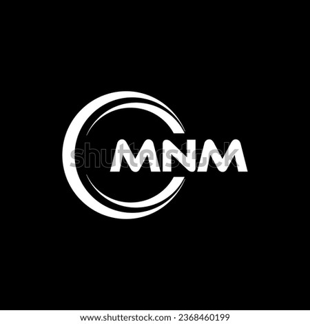 MNM Logo Design, Inspiration for a Unique Identity. Modern Elegance and Creative Design. Watermark Your Success with the Striking this Logo.