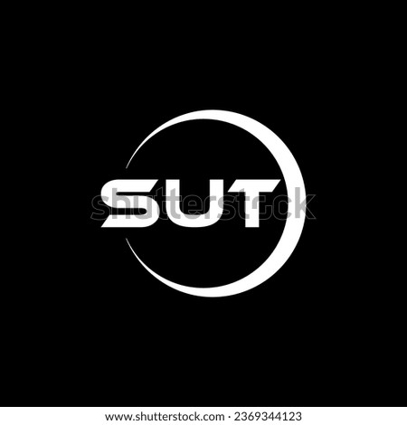 SUT Letter Logo Design, Inspiration for a Unique Identity. Modern Elegance and Creative Design. Watermark Your Success with the Striking this Logo.