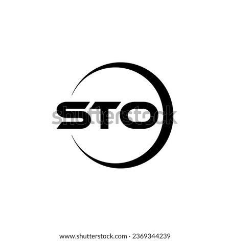 STO Letter Logo Design, Inspiration for a Unique Identity. Modern Elegance and Creative Design. Watermark Your Success with the Striking this Logo.