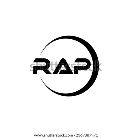 RAP Letter Logo Design, Inspiration for a Unique Identity. Modern Elegance and Creative Design. Watermark Your Success with the Striking this Logo.