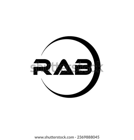 RAB Letter Logo Design, Inspiration for a Unique Identity. Modern Elegance and Creative Design. Watermark Your Success with the Striking this Logo.