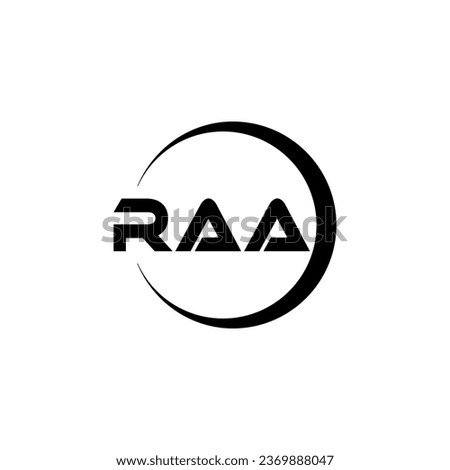 RAA Letter Logo Design, Inspiration for a Unique Identity. Modern Elegance and Creative Design. Watermark Your Success with the Striking this Logo.