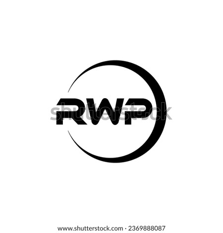 RWP Letter Logo Design, Inspiration for a Unique Identity. Modern Elegance and Creative Design. Watermark Your Success with the Striking this Logo.