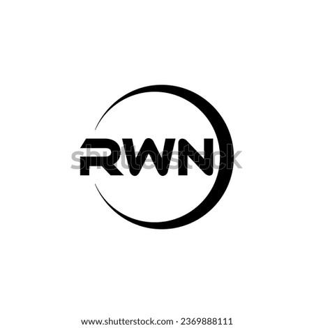 RWN Letter Logo Design, Inspiration for a Unique Identity. Modern Elegance and Creative Design. Watermark Your Success with the Striking this Logo.