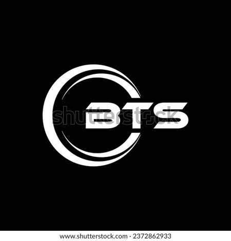 BTS Logo Design, Inspiration for a Unique Identity. Modern Elegance and Creative Design. Watermark Your Success with the Striking this Logo.