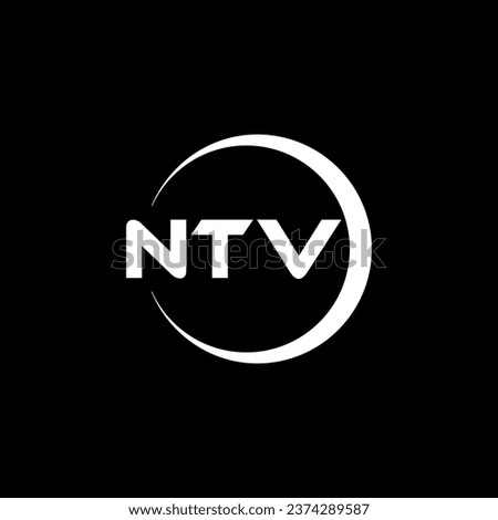 NTV Letter Logo Design, Inspiration for a Unique Identity. Modern Elegance and Creative Design. Watermark Your Success with the Striking this Logo.