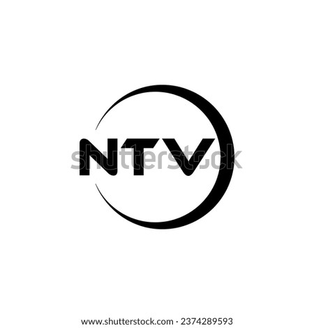 NTV Letter Logo Design, Inspiration for a Unique Identity. Modern Elegance and Creative Design. Watermark Your Success with the Striking this Logo.