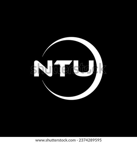 NTU Letter Logo Design, Inspiration for a Unique Identity. Modern Elegance and Creative Design. Watermark Your Success with the Striking this Logo.