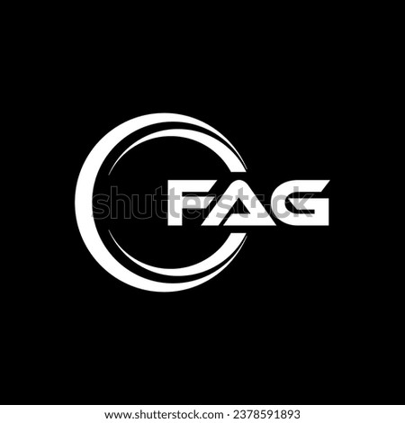 FAG Logo Design, Inspiration for a Unique Identity. Modern Elegance and Creative Design. Watermark Your Success with the Striking this Logo.