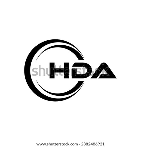 HDA Letter Logo Design, Inspiration for a Unique Identity. Modern Elegance and Creative Design. Watermark Your Success with the Striking this Logo.