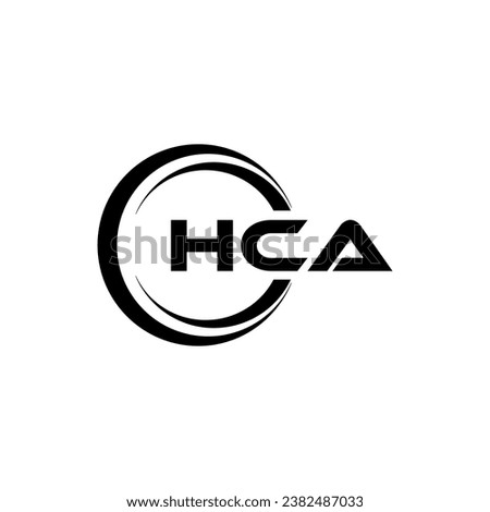 HCA Letter Logo Design, Inspiration for a Unique Identity. Modern Elegance and Creative Design. Watermark Your Success with the Striking this Logo.