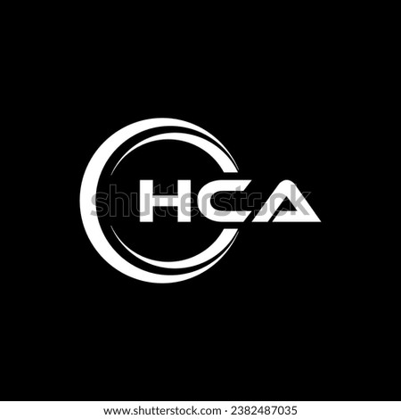 HCA Letter Logo Design, Inspiration for a Unique Identity. Modern Elegance and Creative Design. Watermark Your Success with the Striking this Logo.