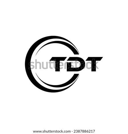 TDT Letter Logo Design, Inspiration for a Unique Identity. Modern Elegance and Creative Design. Watermark Your Success with the Striking this Logo.