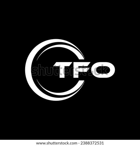 TFO Letter Logo Design, Inspiration for a Unique Identity. Modern Elegance and Creative Design. Watermark Your Success with the Striking this Logo.